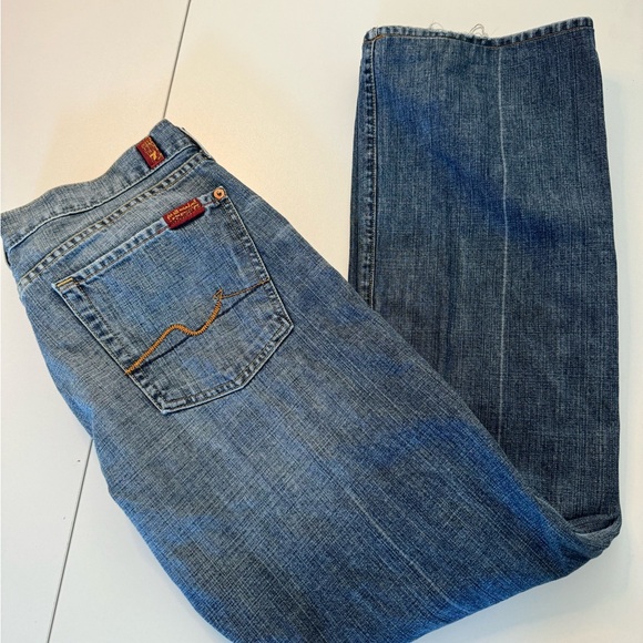 7 for All Mankind Bootcut Jeans 32 - Picture 5 of 7